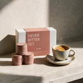 ZIPURE Never Bitter Shot Colombia box with three coffee pod tins
